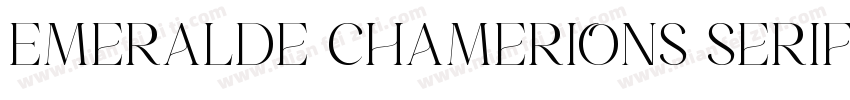Emeralde Chamerions Serif字体转换